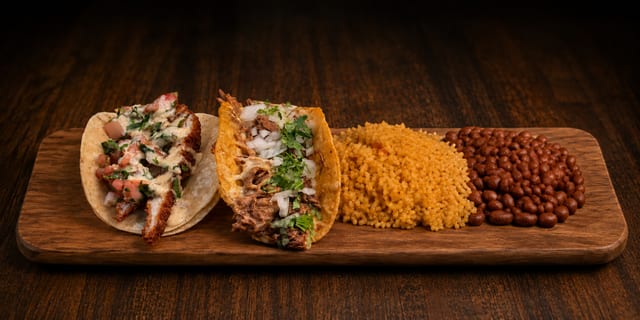 Two Tacos Deluxe.